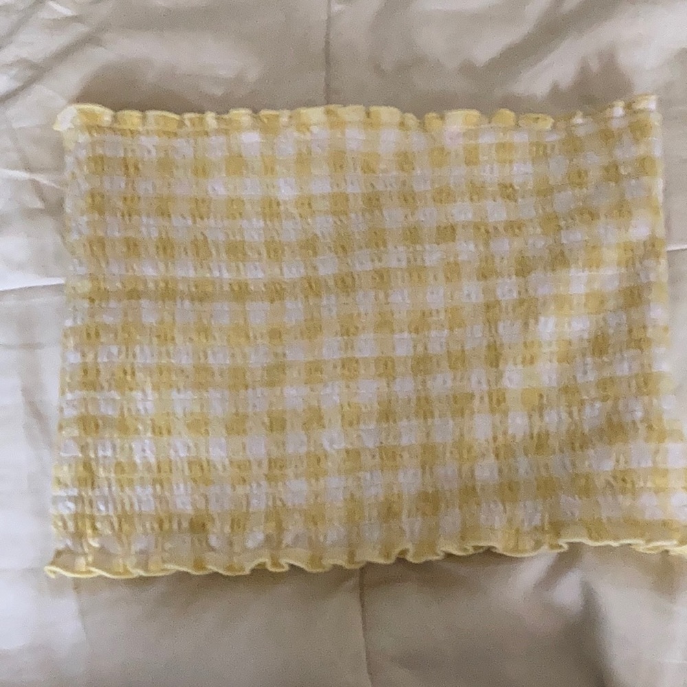 Hollister Reversible smocked tube top